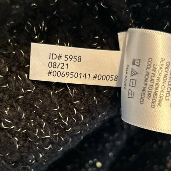 Express Black Sparkle Cardigan - Picture 4 of 8